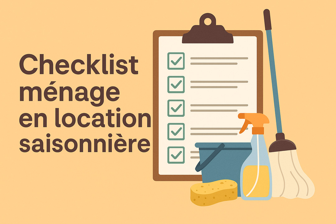 La checklist / fiche ménage en location saisonnière (à télécharger)
